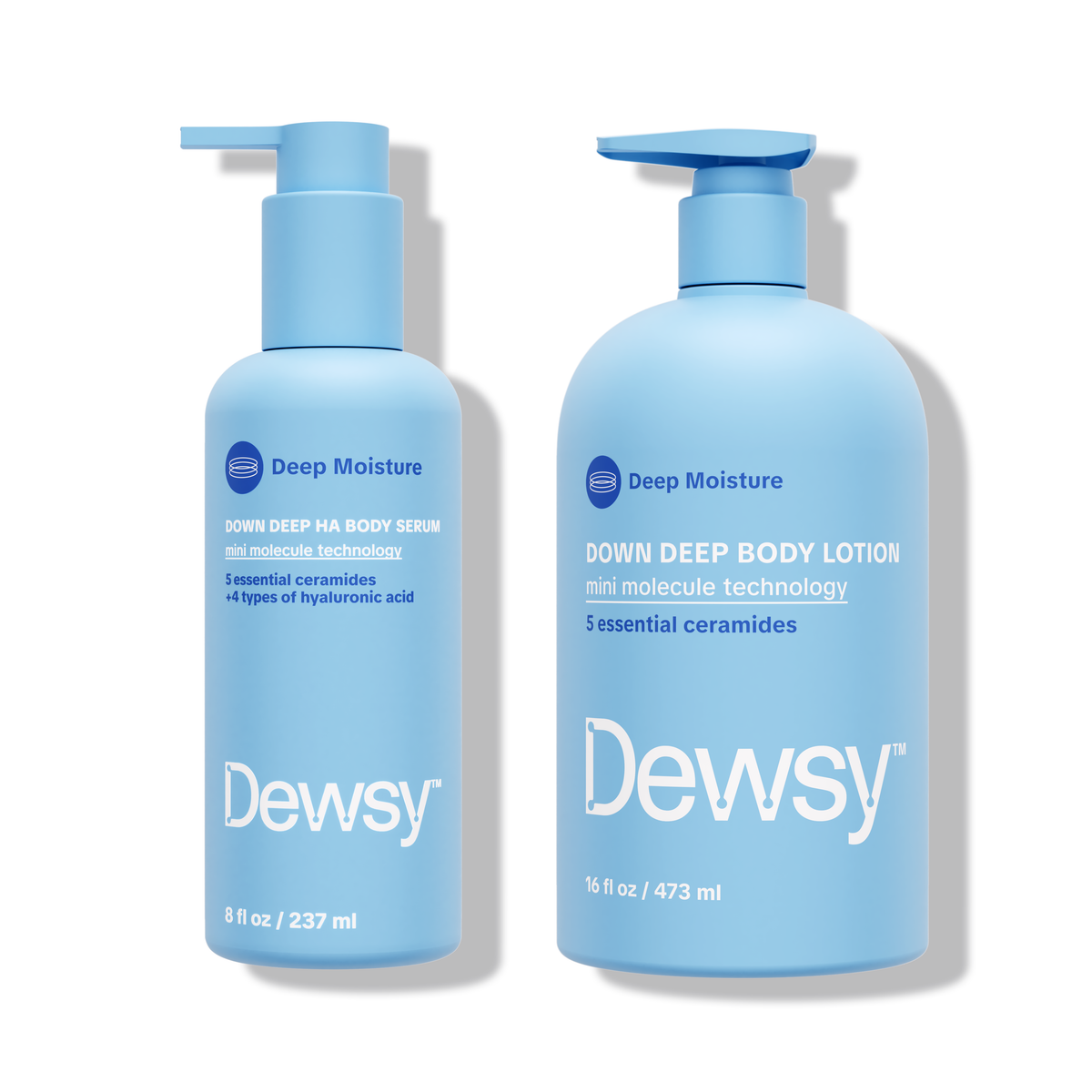 Down Deep Body Care Bundle · Body Serum and Body Lotion