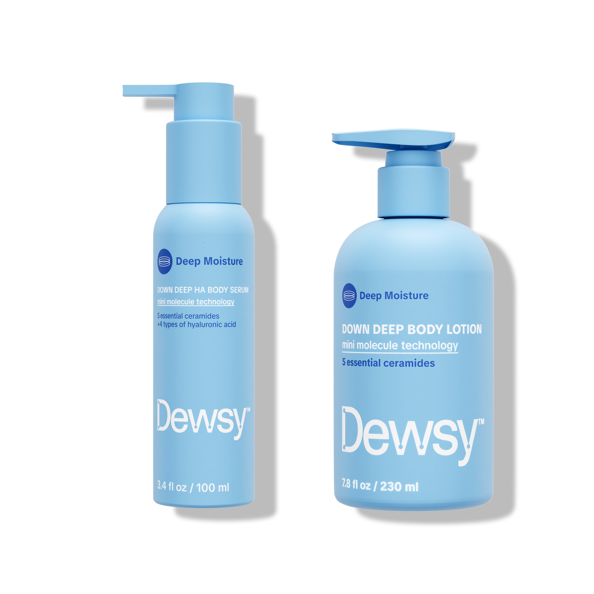 Down Deep Body Care Bundle · Body Serum and Body Lotion