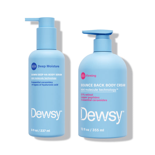 Hydrate & Firm Body Care Bundle · HA Body Serum + Bounce Back Retinol Body Cream